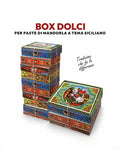 Scatole Box Dolci a Tema Siciliano per Paste di Mandorla